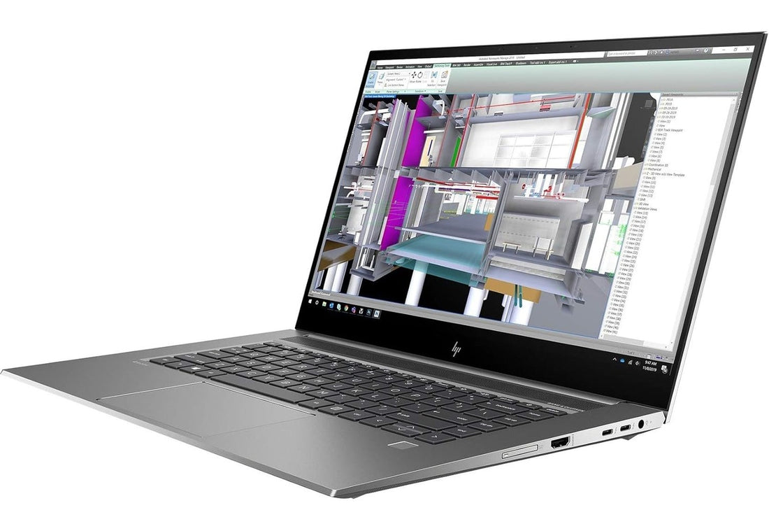 HP ZBook Studio G7 | 15.6" Mobile Workstation | Full HD - 1920 x 1080 | intel Core i9-10850H (10th Gen) | 32GB RAM | 512GB Nvme SSD | 6GB NVIDIA RTX 3000 | Windows 10 Pro 64 bit