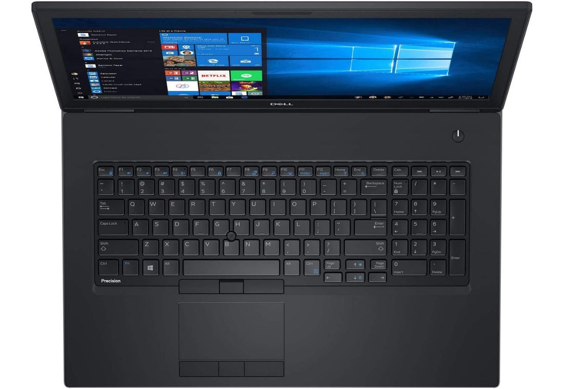 Dell Precision 7710 | 17.3" FHD Screen | Core i7-6820HQ | 16GB DDR4 RAM | 256GB Nvme SSD | 4GB Nvidia Quadro M3000M | Windows 10 Pro