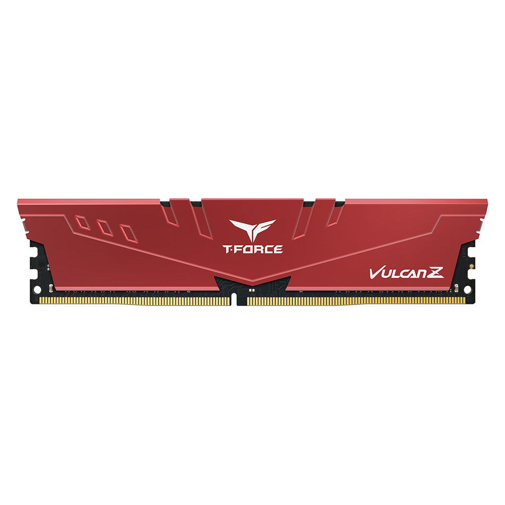 Team Group T-Force Vulcan Z Red 16GB (1 x 16GB) DDR4 3200MHz Desktop Gaming RAM for PC - TLZRD416G3200HC16FBK