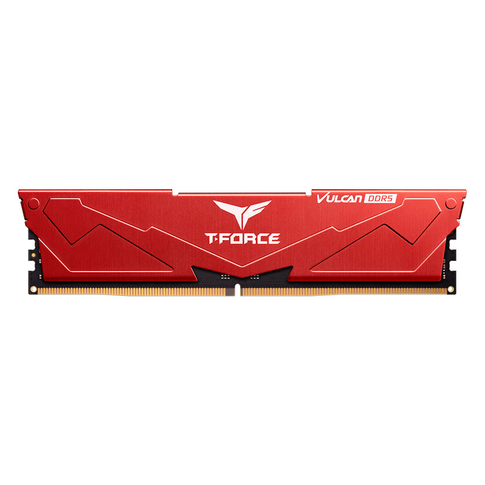 Team Group T-Force Vulcan 8GB (1 x 8GB) DDR4 3000MHz Desktop Gaming RAM for PC - TLRED48G3000HC16CBK