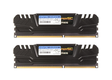 EVGA Superclocked Series 8GB (1 x 8GB) DDR3 2400MHz Desktop Gaming RAM for PC - 16G-D3-2400-MR
