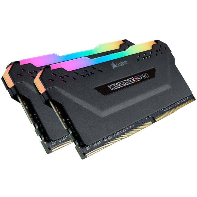 CORSAIR Vengeance RGB PRO Black 16GB (1 x 16GB) DDR4 3200MHz Desktop Gaming RAM for PC - CMW32GX4M2C3200C16