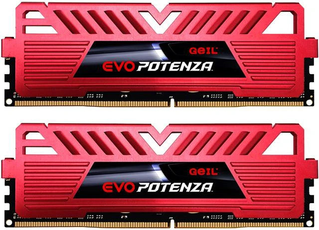 GeIL EVO POTENZA 8GB (1 x 8GB) DDR4 2400MHz Desktop Gaming RAM for PC - GPR416GB2400C16DC