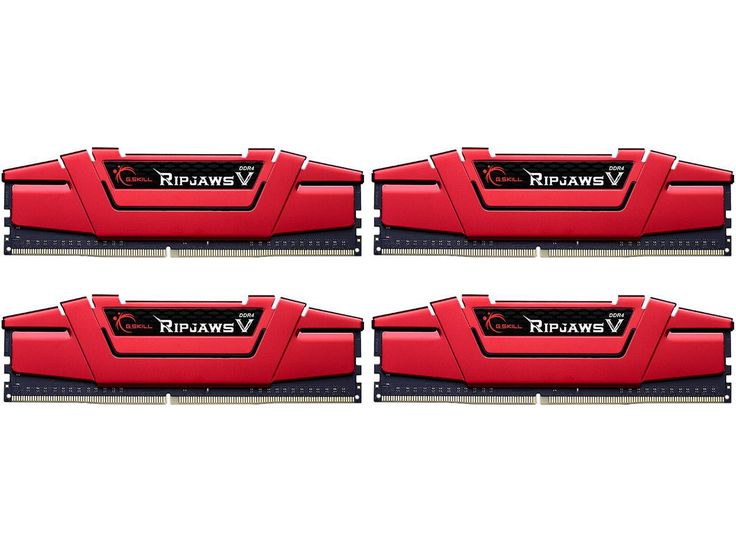 G.SKILL Ripjaws V Series 8GB (1 x 8GB) DDR4 2400MHz Desktop Gaming RAM for PC - F4-2400C15D-16GVS