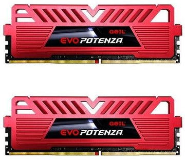 GeIL EVO POTENZA 8GB RAM For PC (1 x 8GB) 288-Pin DDR4 SDRAM DDR4 2133 (PC4-17000) Desktop Memory Module Kit - GPR416GB2133C15DC