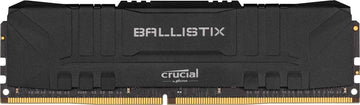 Crucial Ballistix Black 16GB (1 x 16GB) DDR4 3200MHz Desktop Gaming RAM for PC - BL16G32C16U4B.M16FE1