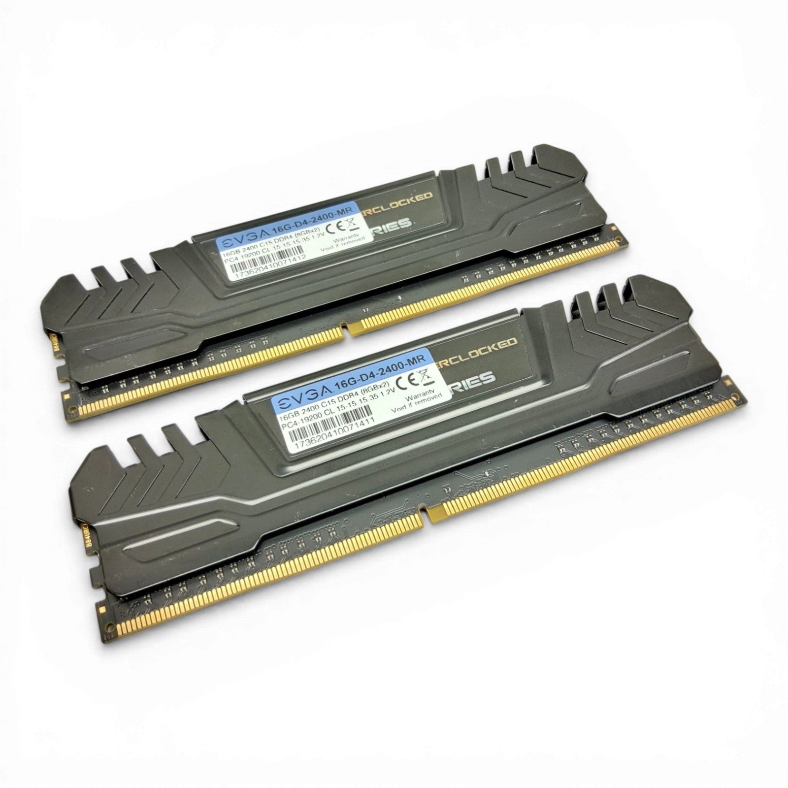 EVGA Superclocked Series 8GB (1 x 8GB) DDR4 2400MHz Desktop Gaming RAM for PC - 16G-D4-2400-MR