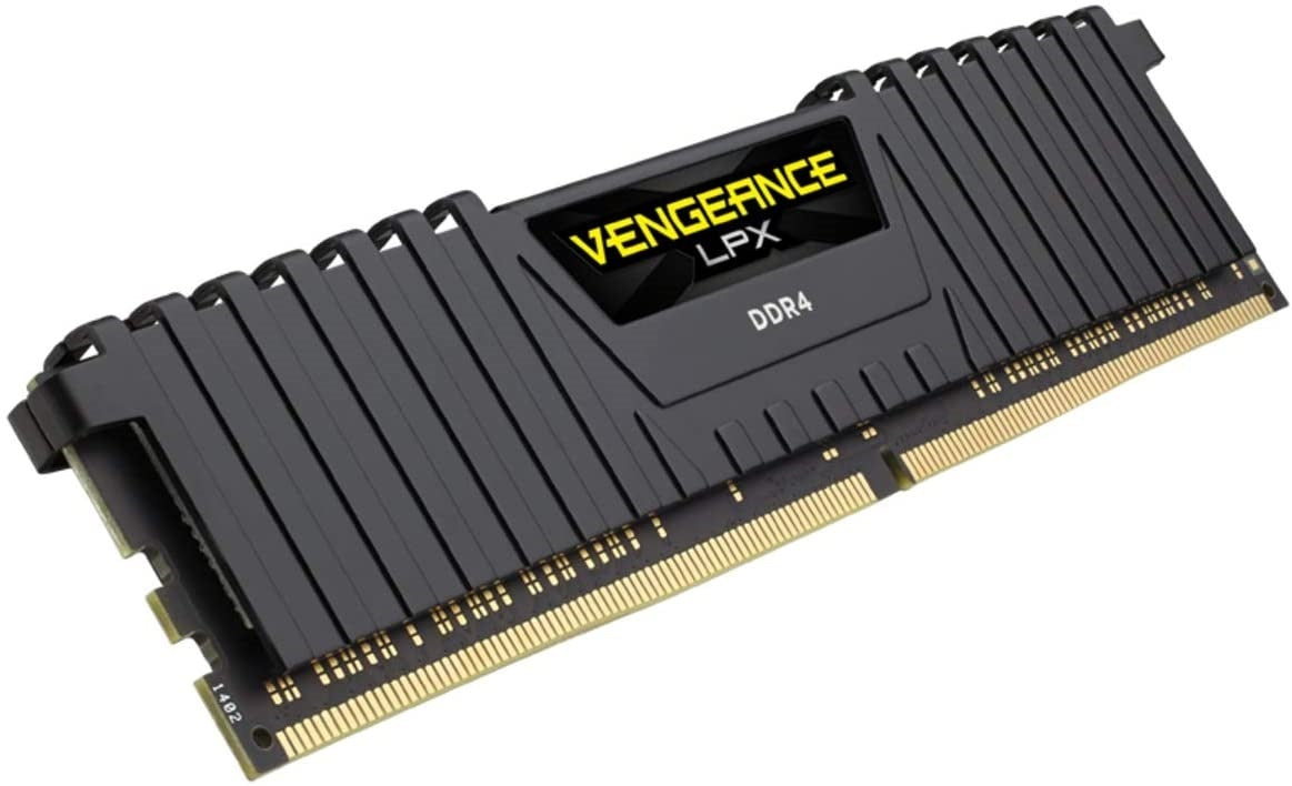 CORSAIR Vengeance LPX Black 16GB (1 x 16GB) DDR4 3200MHz Desktop Gaming RAM for PC - CMK32GX4M2E3200C16