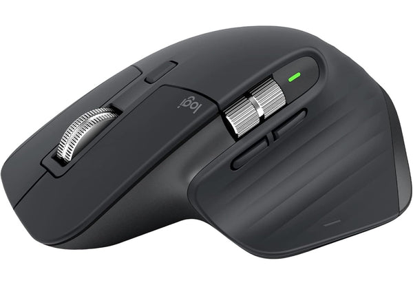 Logitech MX Master 3S |  Wireless Performance Mouse with Ultra-fast Scrolling | Ergo | 8K DPI | Track on Glass | Quiet Clicks| USB-C | Bluetooth | Windows | Linux |Chrome | Graphite