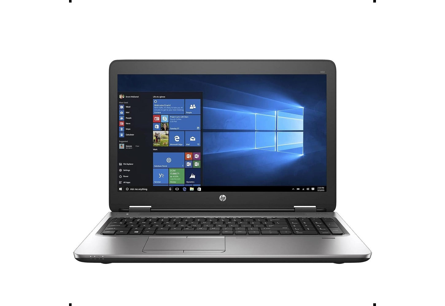 HP ProBook 650 G2 | 15.6" HD Display | Intel Core i5 6300U | 6th Gen | 8GB DDR4 RAM | 256GB Nvme SSD | Windows 10 Pro