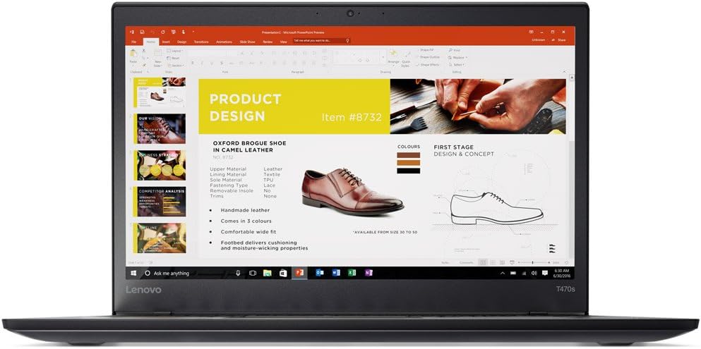 Lenovo ThinkPad T470s 14.0" Full HD Touchscreen | Intel Core i5 7th Gen | 8GB DDR4 RAM | 256GB NVMe SSD | Windows 11 Pro