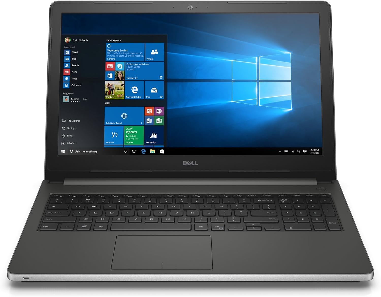 Dell Inspiron 5559 Laptop | Core i5  6200U 6th Gen | 8GB DDR4 RAM | 256GB SSD | 15.6 FHD Display | Windows 10 pro