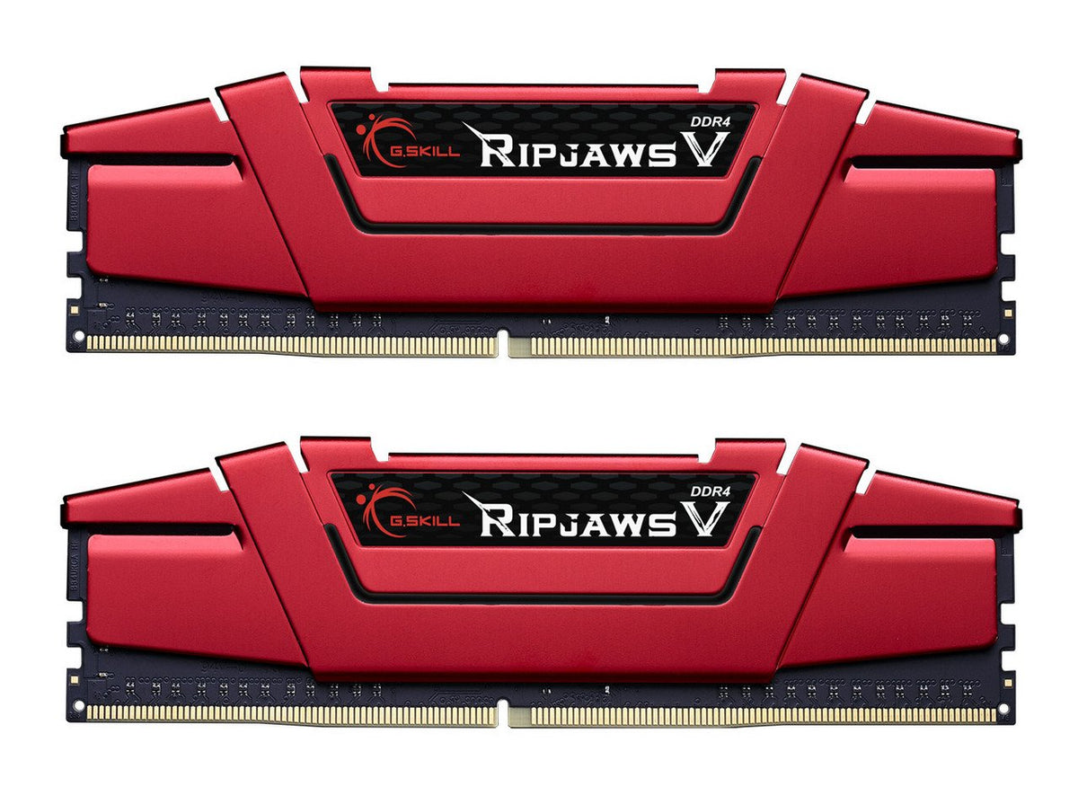 G.SKILL Ripjaws V Red 8GB (1 x 8GB) DDR4 3000MHz Desktop Gaming RAM for PC - F4-3000C15D-16GVRB