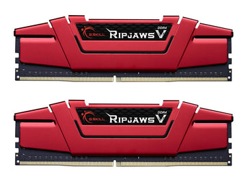 G.SKILL Ripjaws V Red 16GB (1 x 16GB) DDR4 3000MHz Desktop Gaming RAM for PC - F4-3000C16D-32GVRB