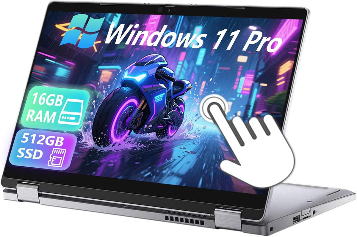 Dell Latitude 5310 2-in-1 13.3" FHD Touchscreen x360 | Intel Core i7 10th Gen | 16GB DDR4 RAM | 256GB NVMe SSD | Windows 11 Pro