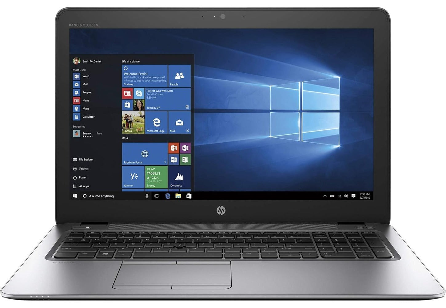 HP EliteBook 850 G3 | 15.6" HD Display | Intel Core i7-6600U | 6th Gen | 8GB DDR4 RAM | 128GB SSD +500 HDD | Windows 10 Pro