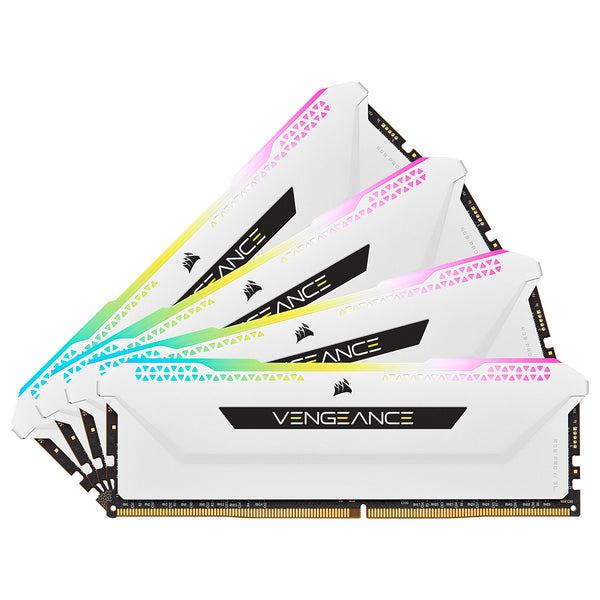 CORSAIR Vengeance RGB Pro SL White 8GB (1 x 8GB) DDR4 3200MHz Desktop Gaming RAM for PC - CMH32GX4M4E3200C16W