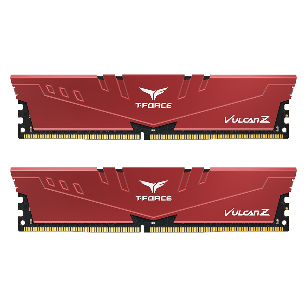 Team Group T-Force Vulcan 8GB (1 x 8GB) DDR4 3000MHz Desktop Gaming RAM for PC - TLRED48G3000HC16CBK