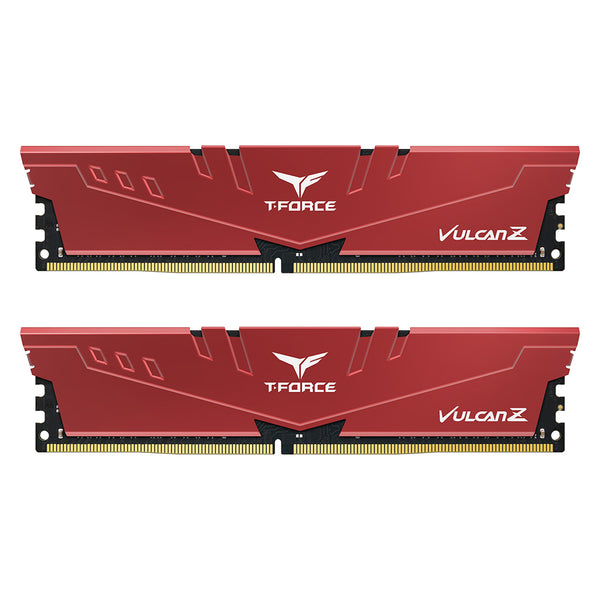 Team Group T-Force Vulcan 8GB (1 x 8GB) DDR4 3000MHz Desktop Gaming RAM for PC - TLRED48G3000HC16CBK