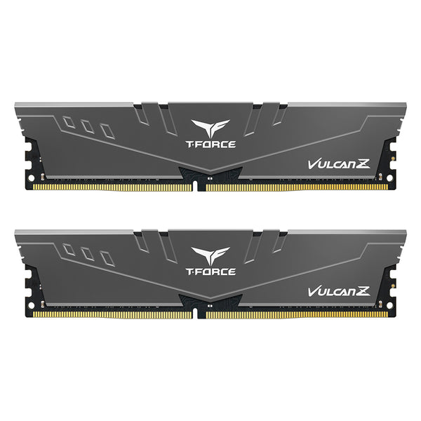 Team Group T-Force Vulcan Z Gray 8GB (1 x 8GB) DDR4 3200MHz Desktop Gaming RAM for PC - TLZGZ48G3200HC16FBK