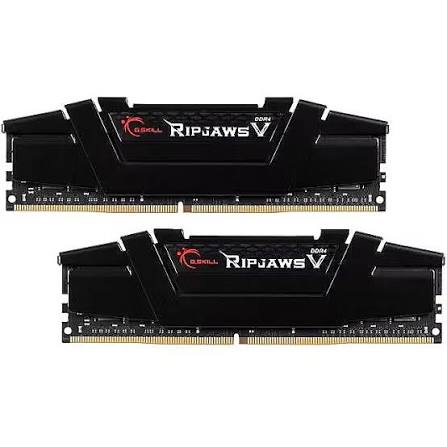 G.SKILL Ripjaws V Black 16GB (1 x 16GB) DDR4 3200MHz Desktop Gaming RAM for PC - F4-3200C16S-16GVK