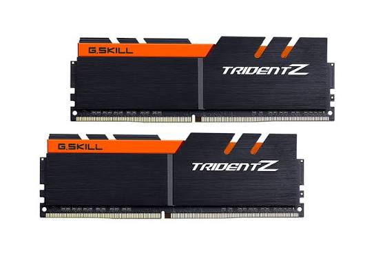 G.SKILL Trident Z Orange/Black 16GB (1 x 16GB) DDR4 3200MHz Desktop Gaming RAM for PC - F4-3200C15D-32GTZKO