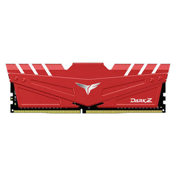 Team Group T-Force Dark Red 16GB (1 x 16GB) DDR4 3000MHz Desktop Gaming RAM for PC - TDRED416G3000HC16CBK