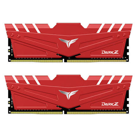 Team Group T-Force Dark Red 16GB (1 x 16GB) DDR4 3000MHz Desktop Gaming RAM for PC - TDRED416G3000HC16CBK