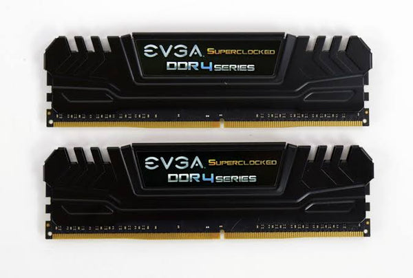EVGA Superclocked Series 8GB (1 x 8GB) DDR4 2400MHz Desktop Gaming RAM for PC - 16G-D4-2400-MR